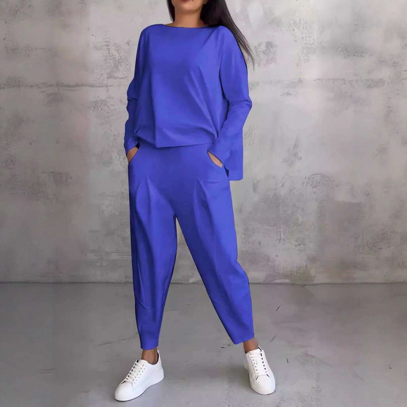 Damen Stilvolles und bequemes Lounge-Set mit weitem Schnitt Stalluxe