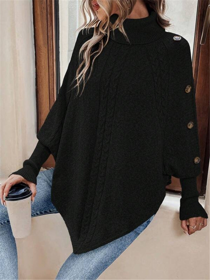 Damen Strickpullover mit eleganten Knopfdetails und lässigem Schnitt Stalluxe