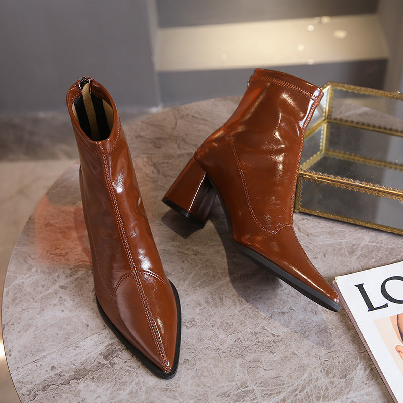 Damen Modische Stiefel im klassischen Design Stalluxe