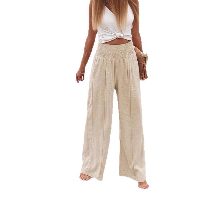 Damen Elegante und luftige Palazzohose Stalluxe