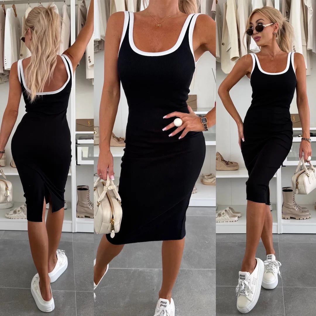 Damen figurbetontes Sommerkleid Stalluxe
