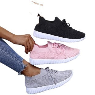 Damen Atmungsaktive Sneakers mit elastischem Obermaterial Stalluxe