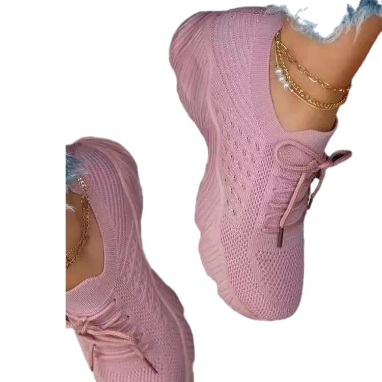Damen Sportliche Mesh-Sneaker mit atmungsaktiver Sohle und Dämpfungstechnologie Stalluxe