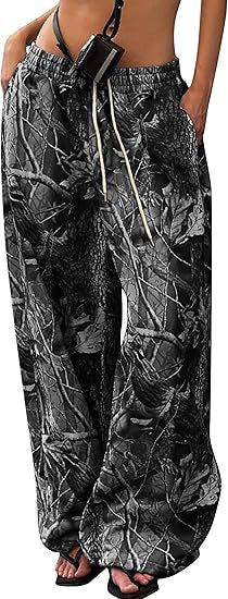 Damen Freizeit-Cargohose im modischen Camouflage-Design Stalluxe