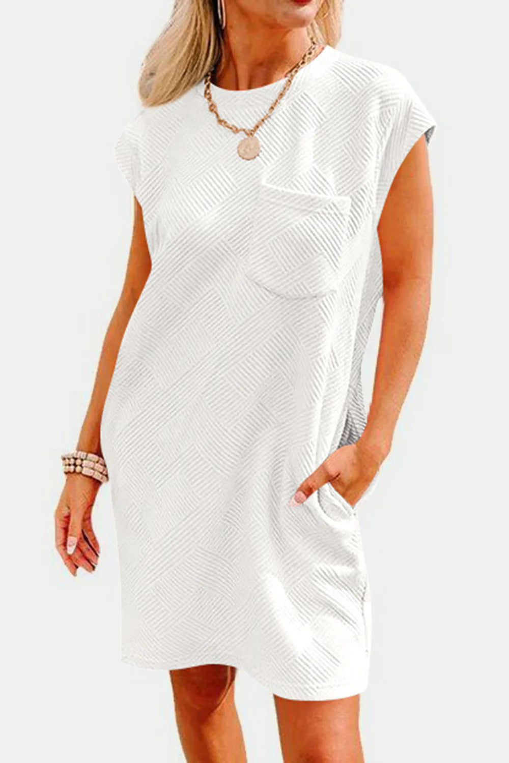 Damen lässiges Katzentop mit dekorativem Strukturdesign Stalluxe