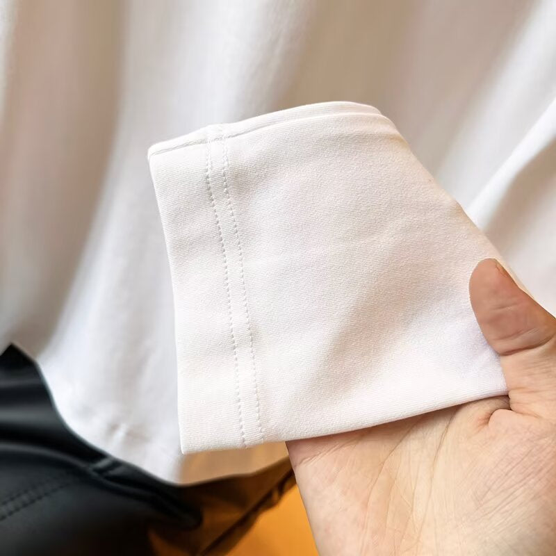 Damen Langarmshirt aus atmungsaktivem Baumwollmix mit modernem Schnitt Stalluxe
