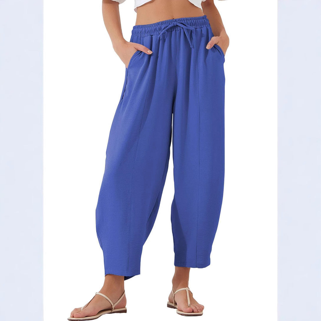 Women's Relaxed Fit Lightweight Trousers Stalluxe