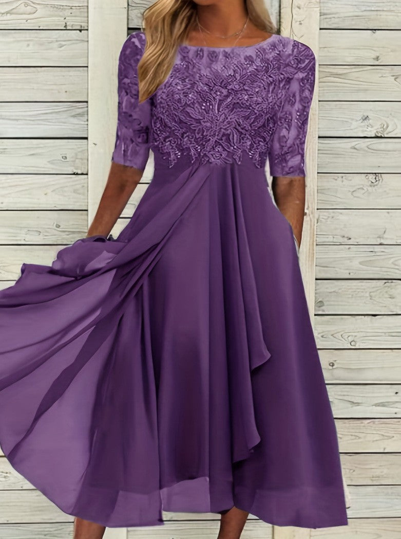 Damen Elegantes Hochzeitskleid mit exquisiter Spitzenverzierung Stalluxe