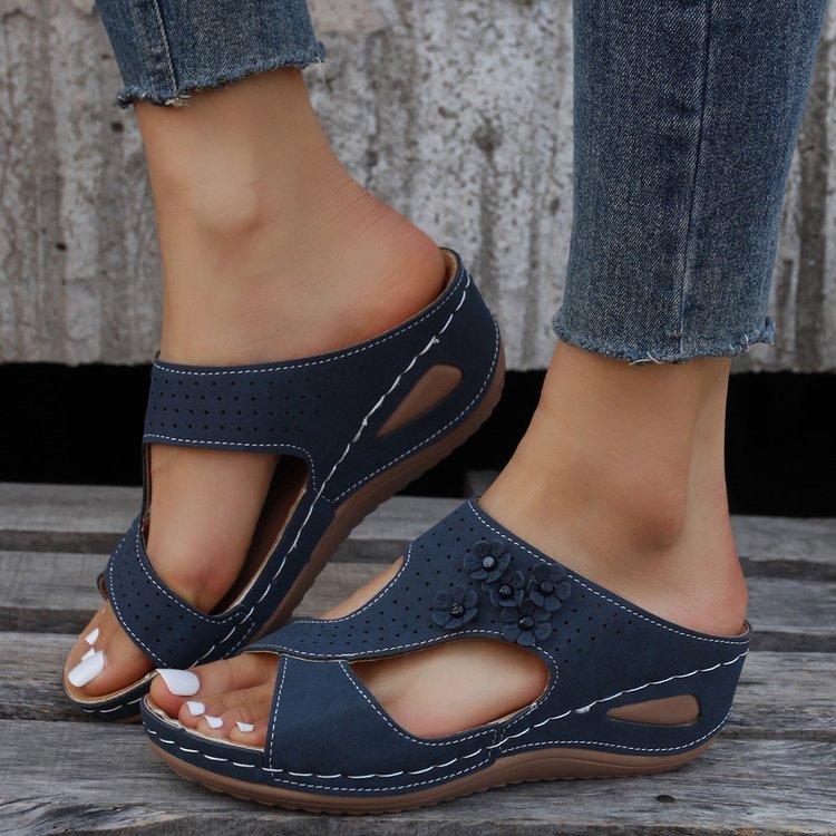 Damen Bequeme und stilvolle Sandalen mit offenem Zehenbereich Stalluxe