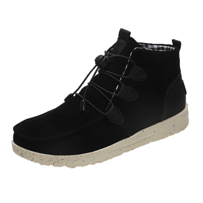 Damen Komfortable Winterliche Ankle Boots aus weichem Wildleder mit flexibler Sohle Stalluxe