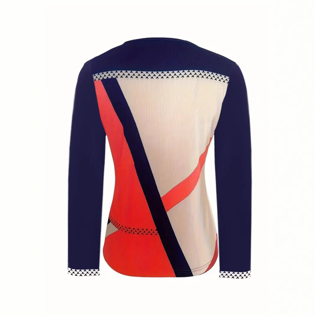 Damen stylisches Oberteil mit Reißverschluss und dekorativem Gürtel Stalluxe
