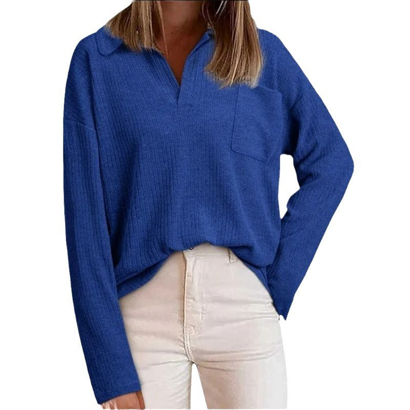 Damen Pullover mit strukturierter Oberfläche und lässigem Schnitt Stalluxe