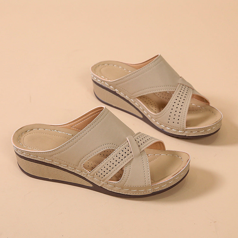 Damen Komfortable Clogs mit modischer Absatzgestaltung Stalluxe