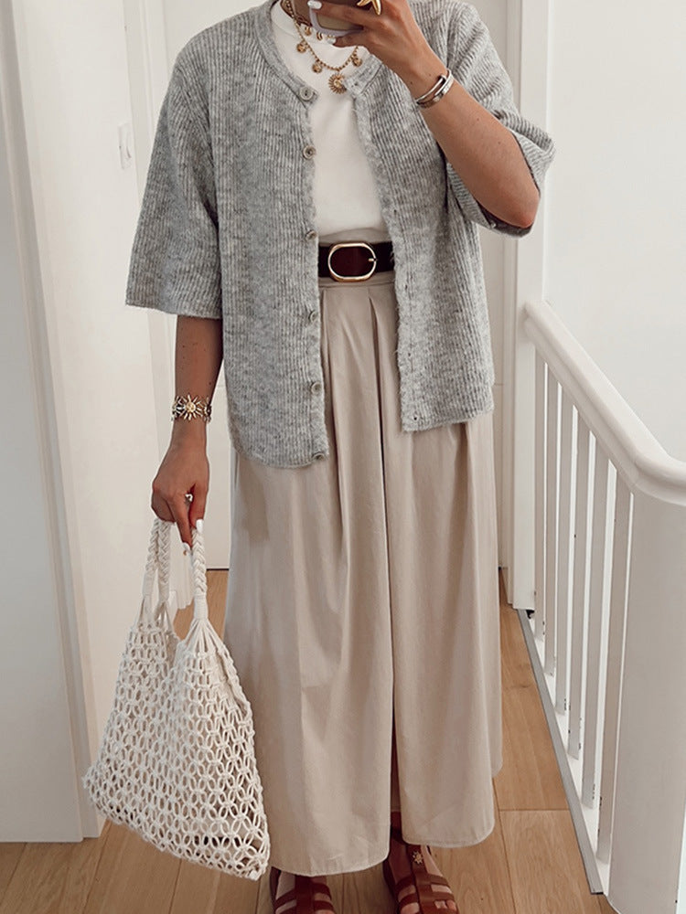 Damen leichter Strickcardigan Stalluxe