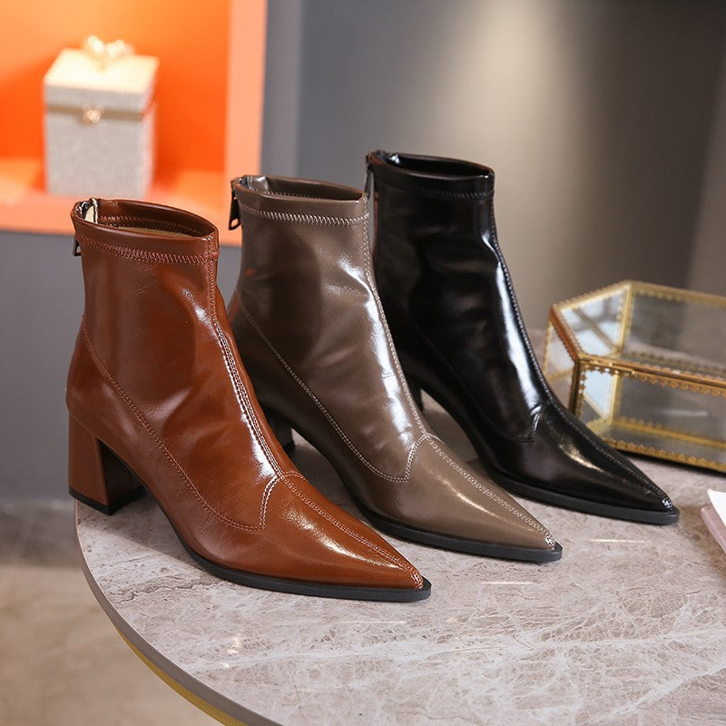 Damen Modische Stiefel im klassischen Design Stalluxe