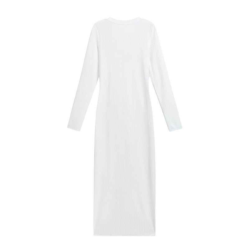 Damen Langarm Kleid Stalluxe