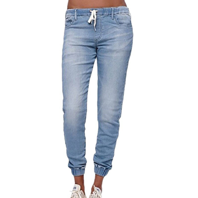 Damen Joggingjeans mit elastischem Bund und praktischen Taschen Stalluxe