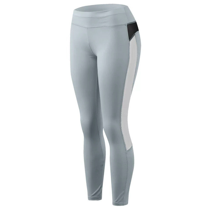 Damen Sport-Leggings mit atmungsaktivem Mesh-Einsatz Stalluxe