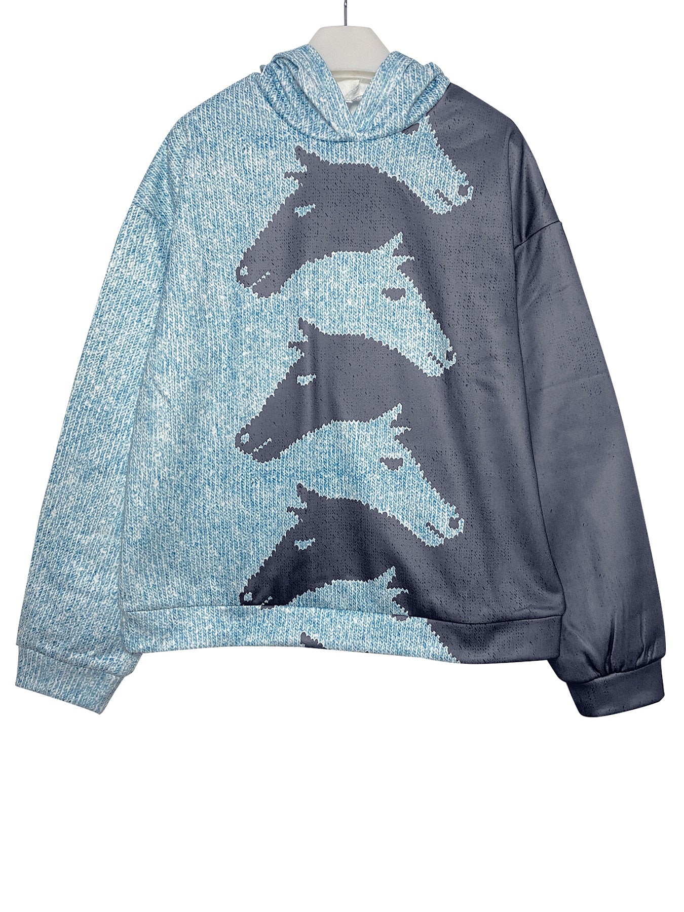 Damen Gemütlicher Hoodie mit Pferdemotiv Stalluxe