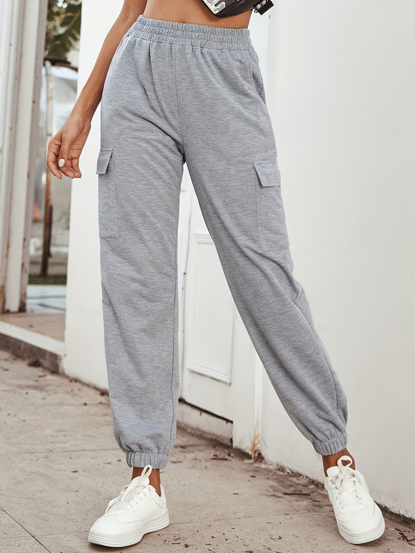 Frauen Cargo Stil Jogginghose Stalluxe