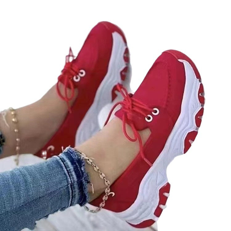 Damen sportliche Lightweight Sneakers mit gepolsterter Sohle Stalluxe