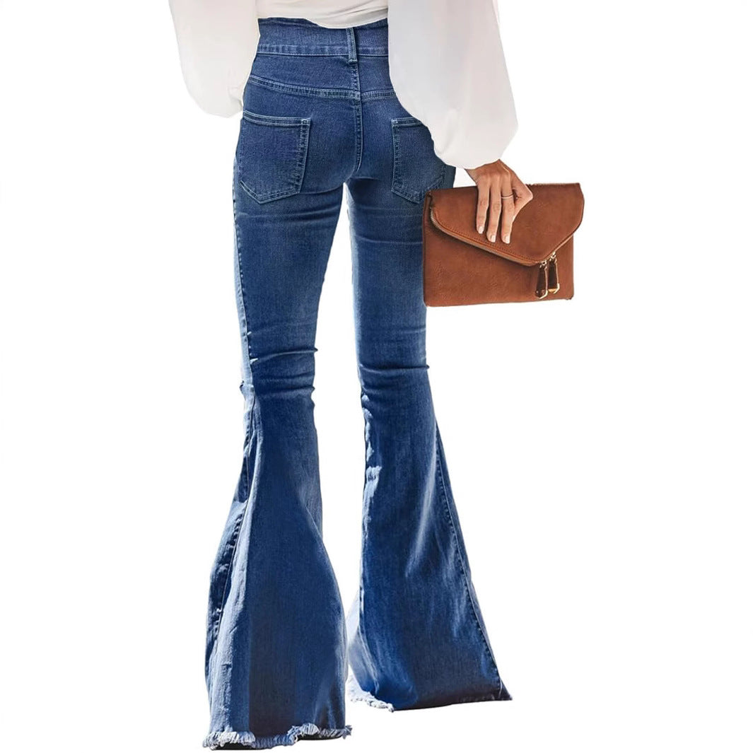Damen Schlaghose im Vintage-Stil Stalluxe