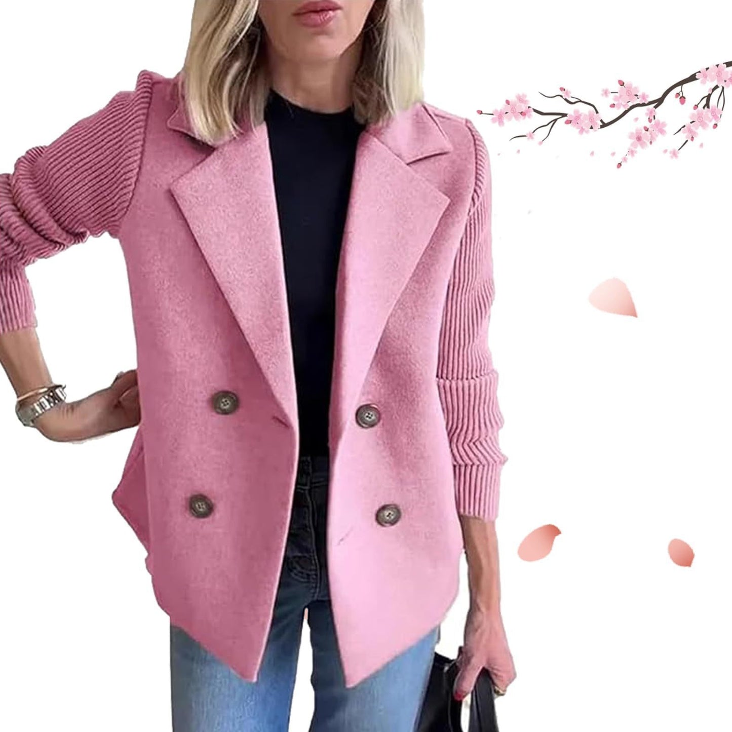 Damen modische Überwurfjacke Stalluxe