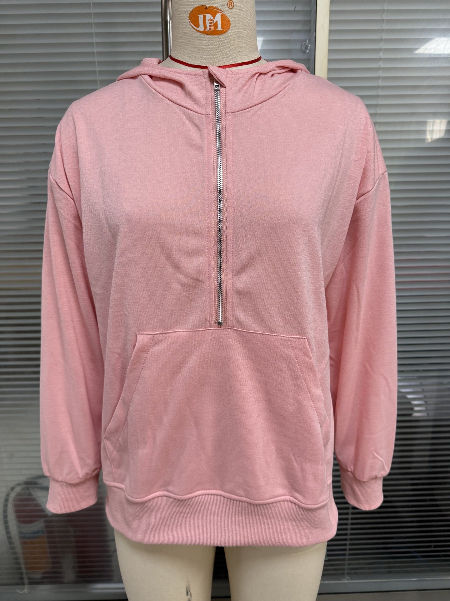 Damen Kapuzenpullover mit durchgehendem Reißverschluss und Taschen Stalluxe