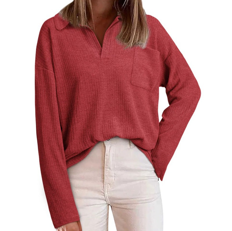 Damen Pullover mit strukturierter Oberfläche und lässigem Schnitt Stalluxe