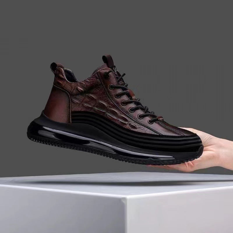 Damen Sportliche High-Top Sneakers mit strukturiertem Obermaterial Stalluxe