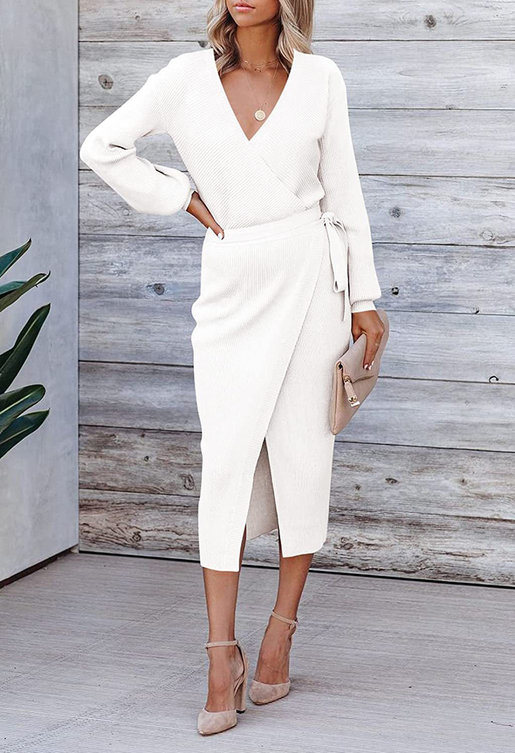 Damen Wickelkleid Stalluxe