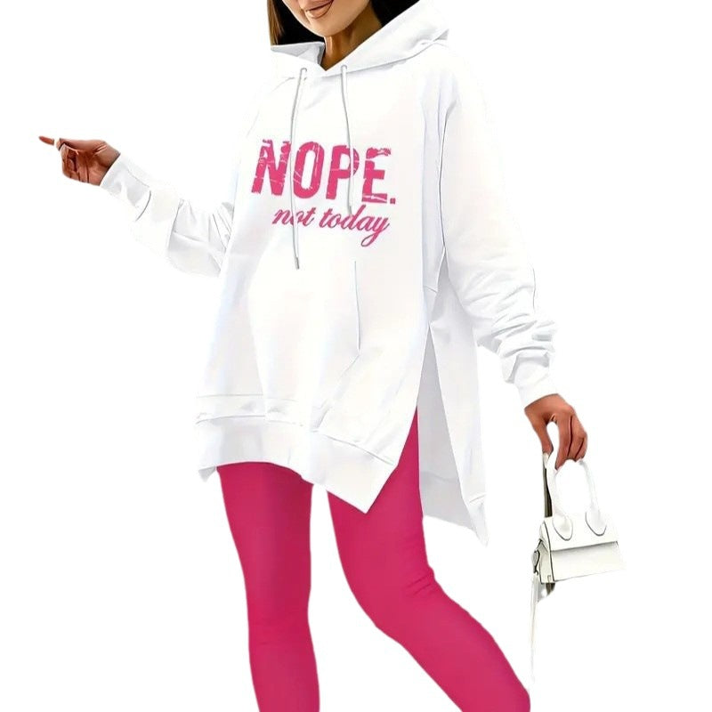 Damen Sportliches Hoodie und Jogginghose Set Stalluxe