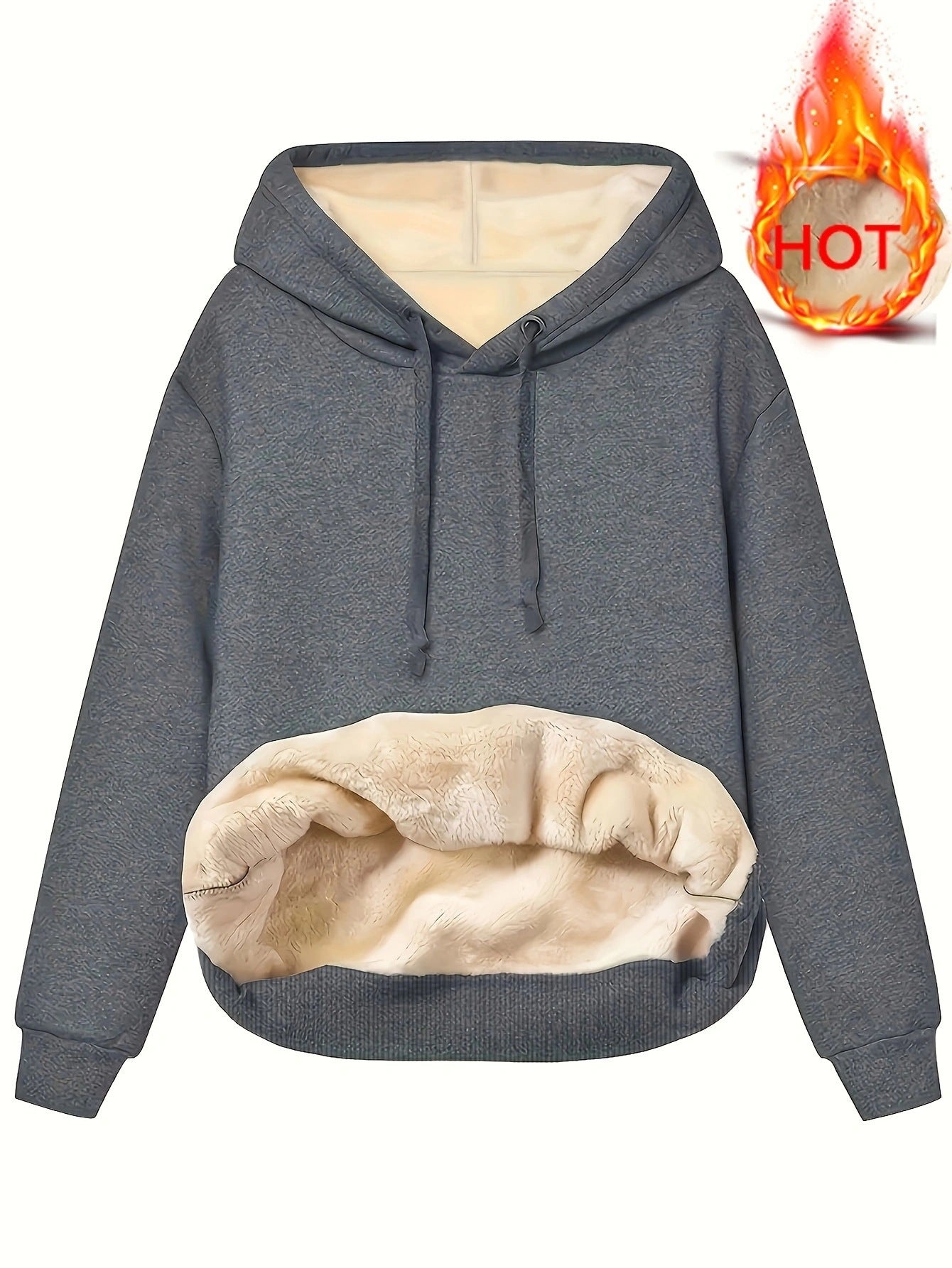 Damen Hoodie mit kuscheligem Innenfutter und modernem Schnitt Stalluxe