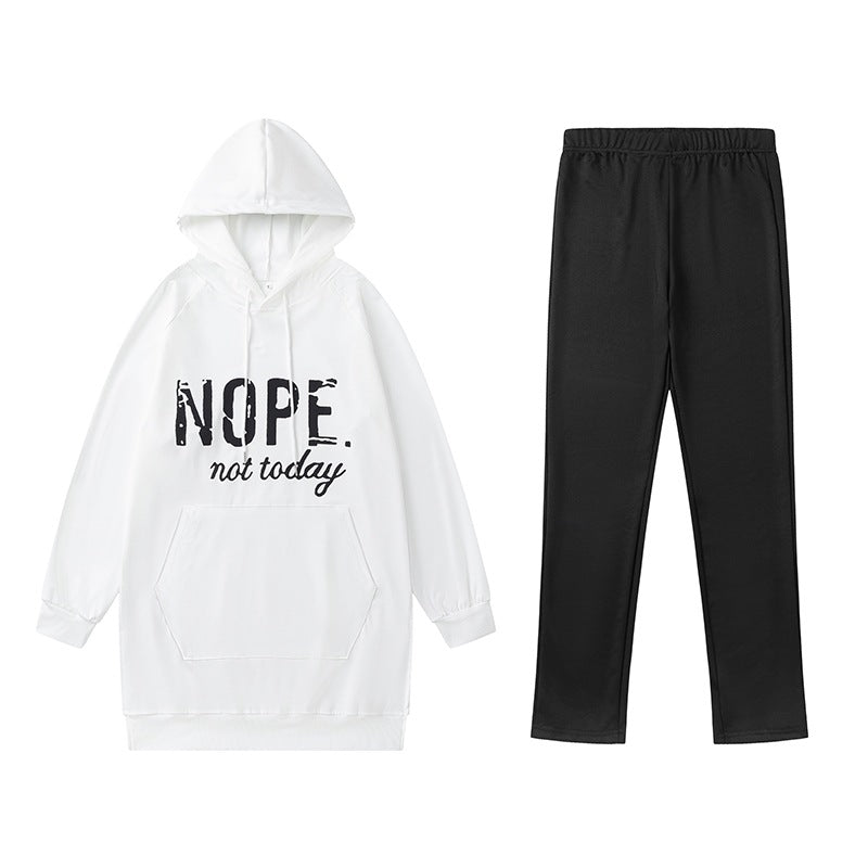 Damen Sportliches Hoodie und Jogginghose Set Stalluxe