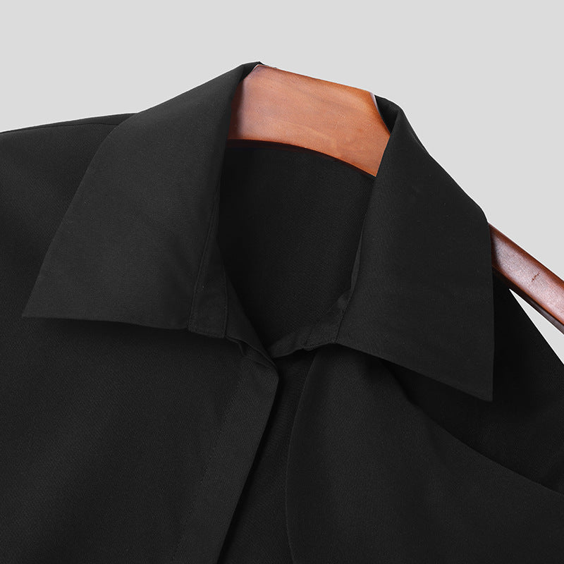 Damen Modische Bluse mit asymmetrischem Kragen und hochwertiger Verarbeitung Stalluxe