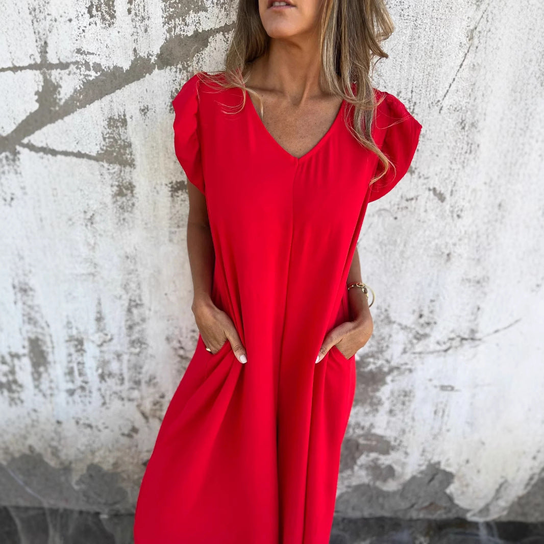 Damen Maxikleid im eleganten Leopardenprint Stalluxe