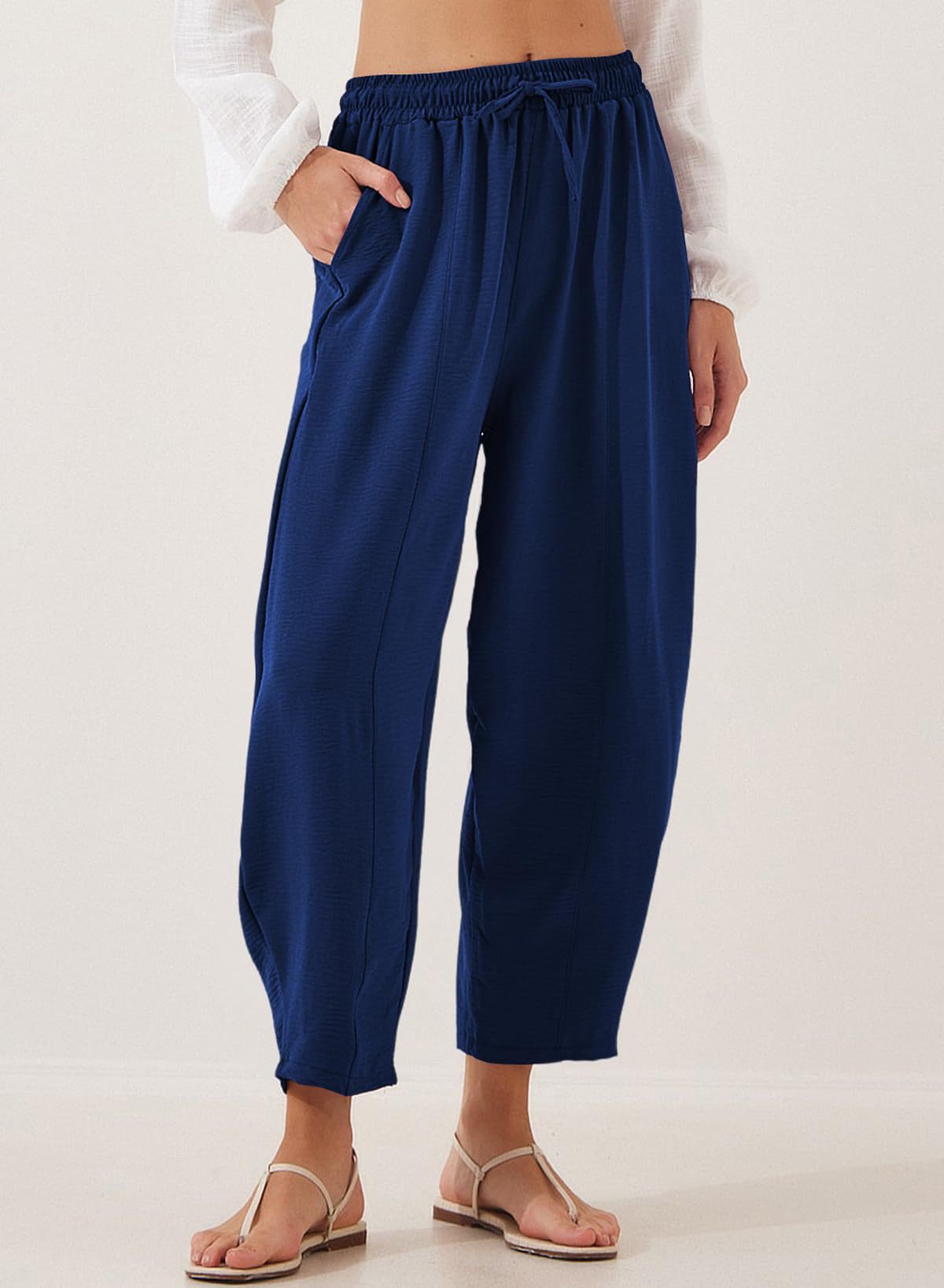 Women's Relaxed Fit Lightweight Trousers Stalluxe