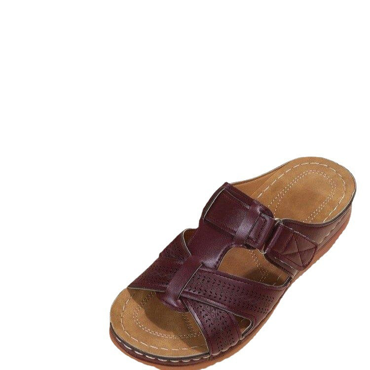 Damen Komfortable Riemensandalen mit anatomischem Fußbett Stalluxe