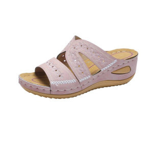 Damen Freizeitsandalen mit ergonomischem Fußbett und atmungsaktiven Einsätzen Stalluxe
