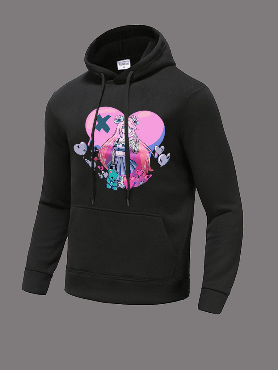 Damen Hoodie mit grafischem Druck Stalluxe
