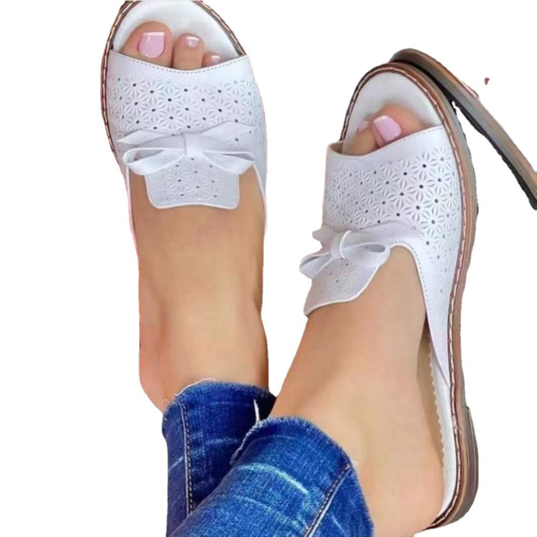 Damen Freizeit-Pantoletten mit floralem Muster und komfortablem Fußbett Stalluxe