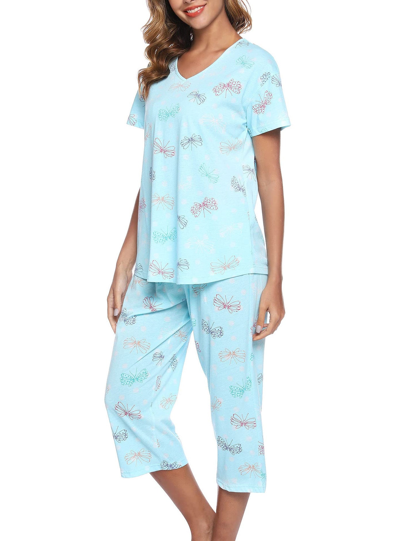 Women's Fun Graphic Pajama Set Stalluxe