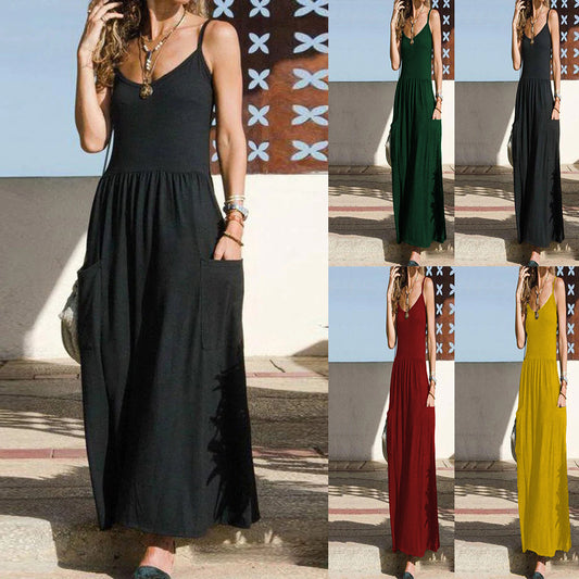 Damen Maxikleid im lässigen Boho-Stil Stalluxe