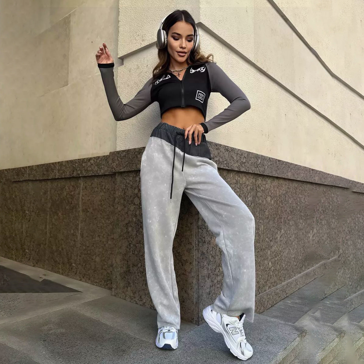 Damen Bequeme Freizeithose mit elastischem Bund und trendigem Design Stalluxe