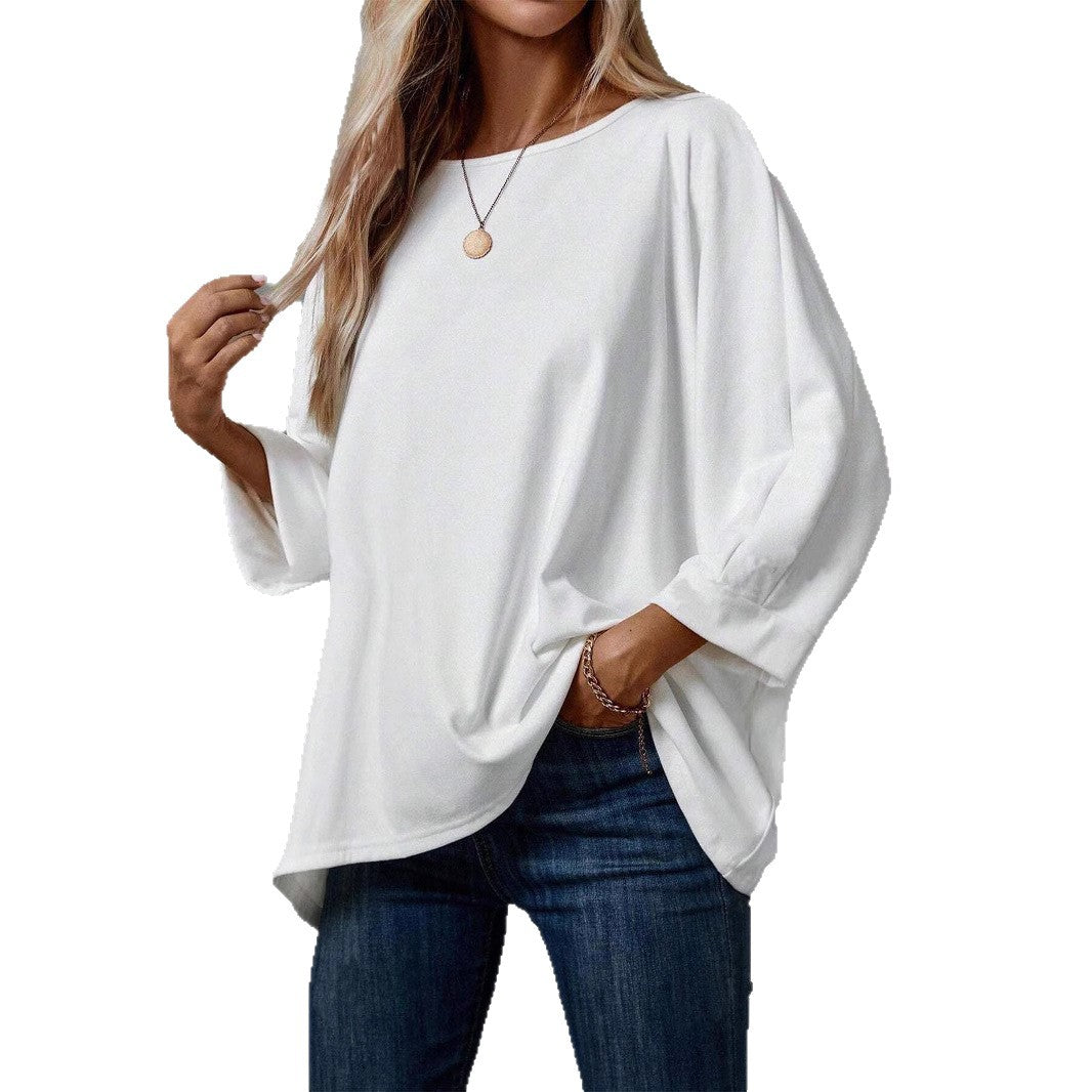 Damen Oversized Sweatshirt mit asymmetrischem Schnitt und intuitivem Tragekomfort Stalluxe