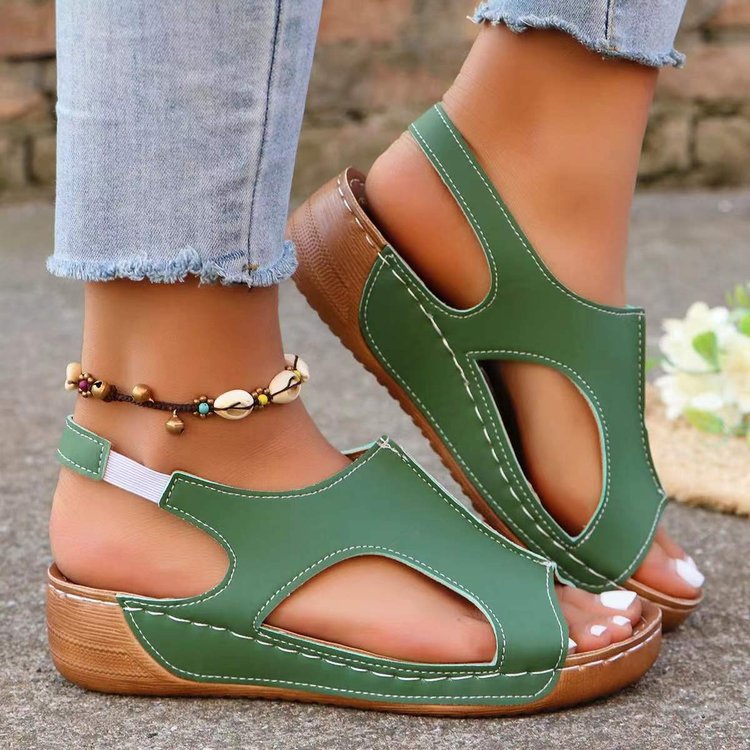 Damen Komfortable Sandalen mit verstellbarem Riemendesign und anatomischem Fußbett Stalluxe
