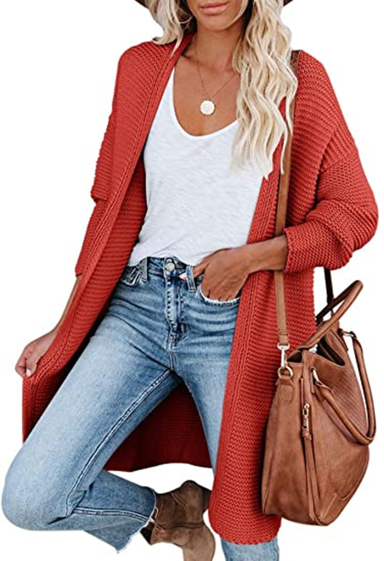 Damen Strickmantel Stalluxe