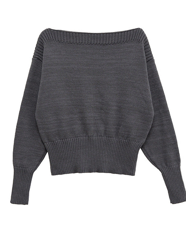Damen lässiger Oversize-Pullover aus weichem Strickmaterial Stalluxe
