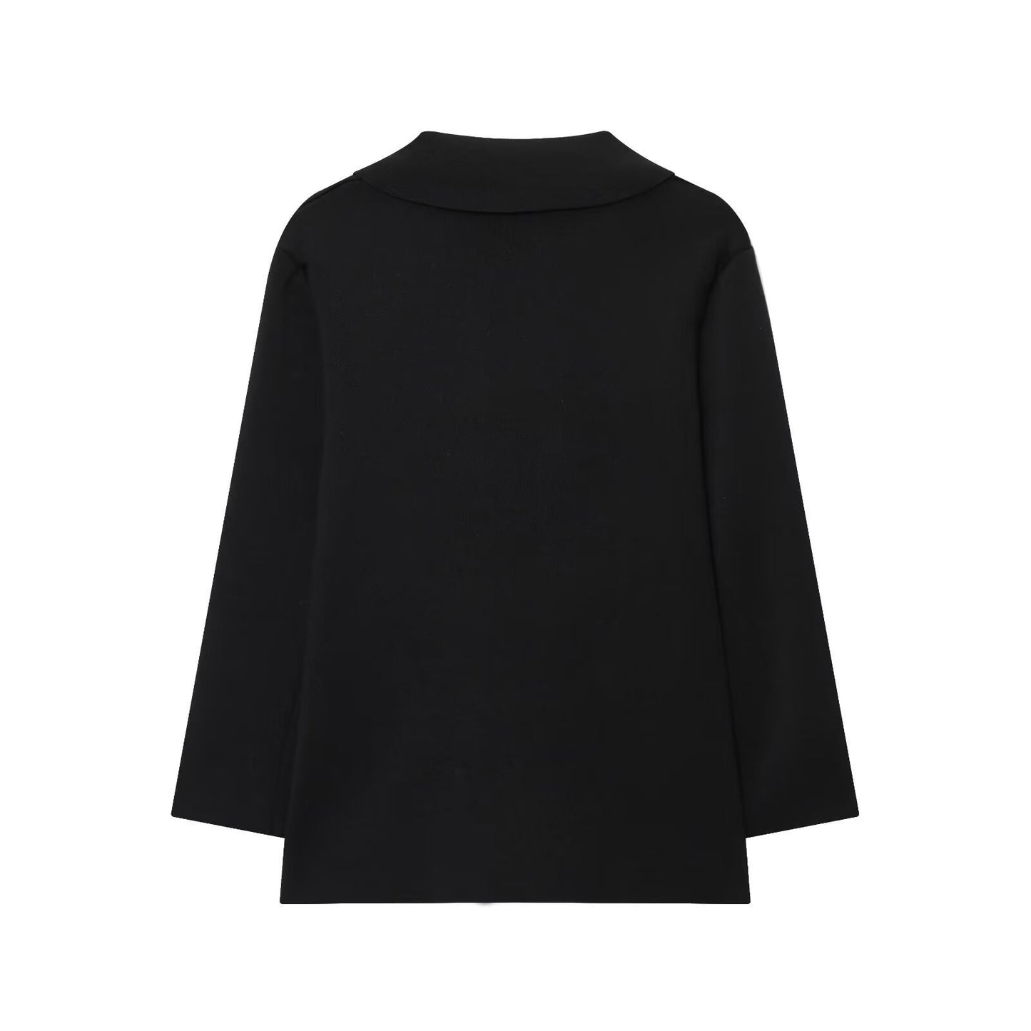 Damen modische Doppelknopf-Jacke mit elegantem Schnitt und breitem Revers Stalluxe