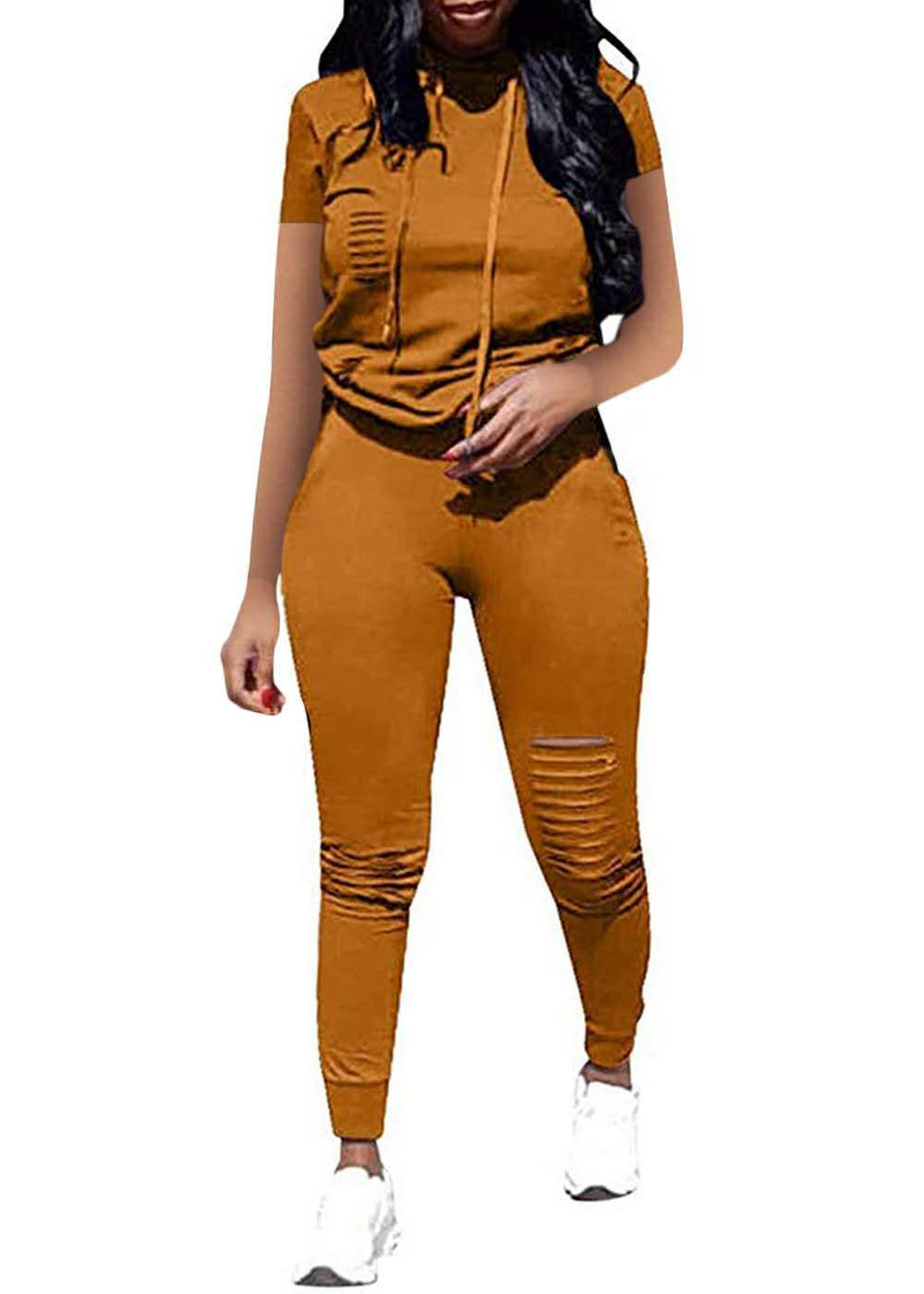 Damen Jogginganzug mit stylischen Zipper-Details und sportlicher Passform Stalluxe
